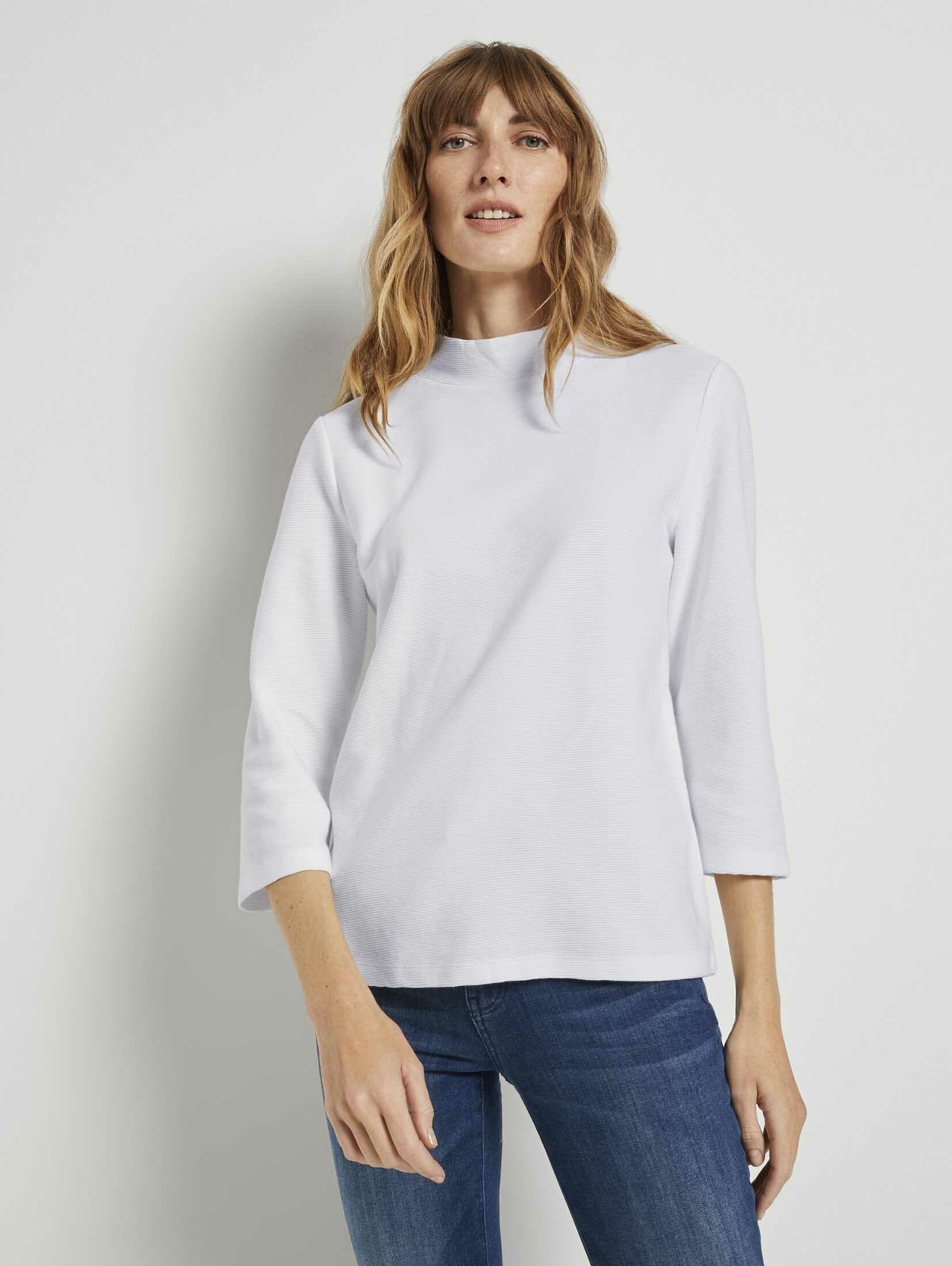 Weiße Tom Tailor Damen T-Shirts online kaufen | OTTO | Basic-Shirts