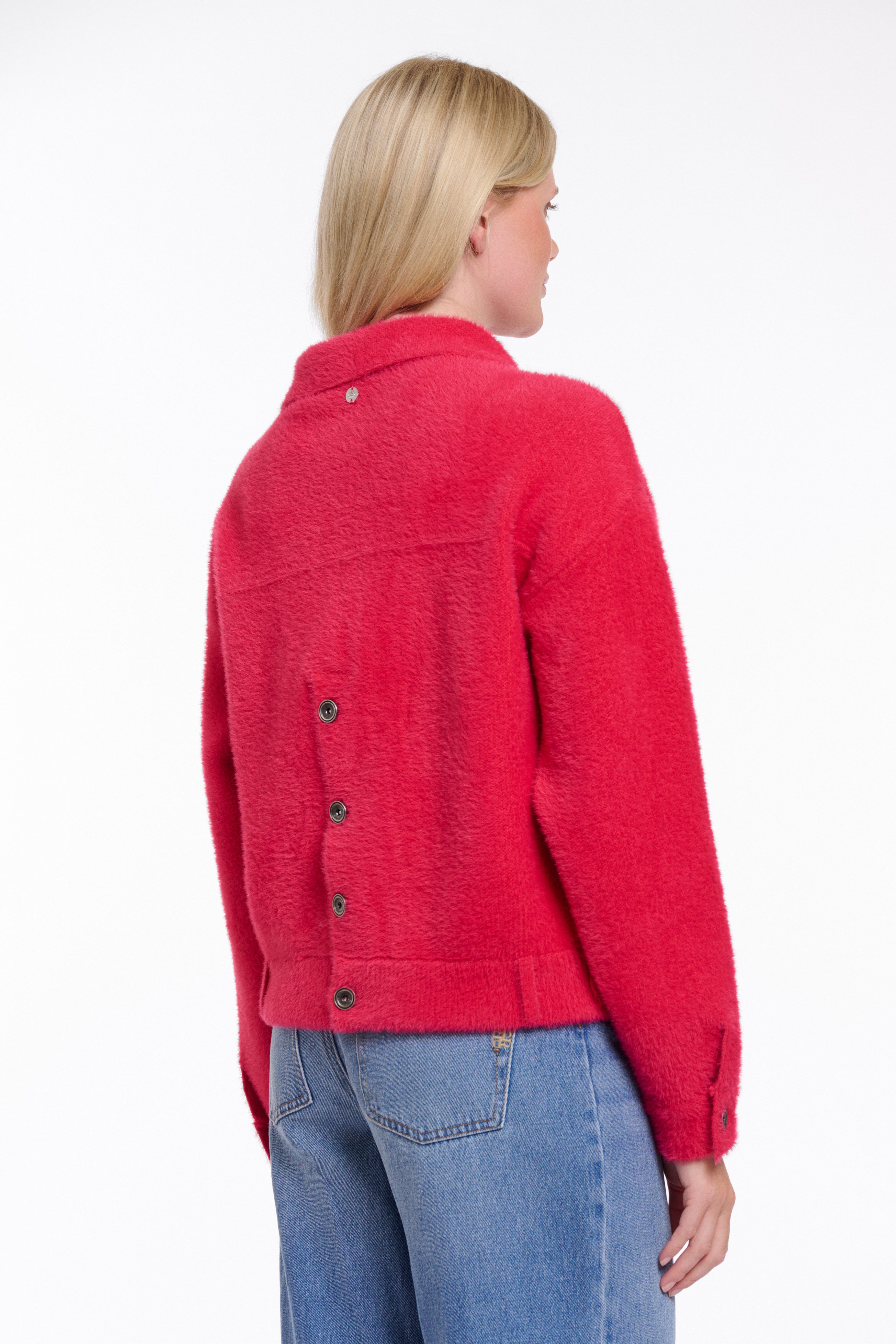 Rino & Pelle Strickjacke BUBBLY mit flauschiger Optik