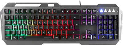 Speedlink LUNERA Metal Rainbow Gaming-Tastatur (mehrfarbige Освещение)