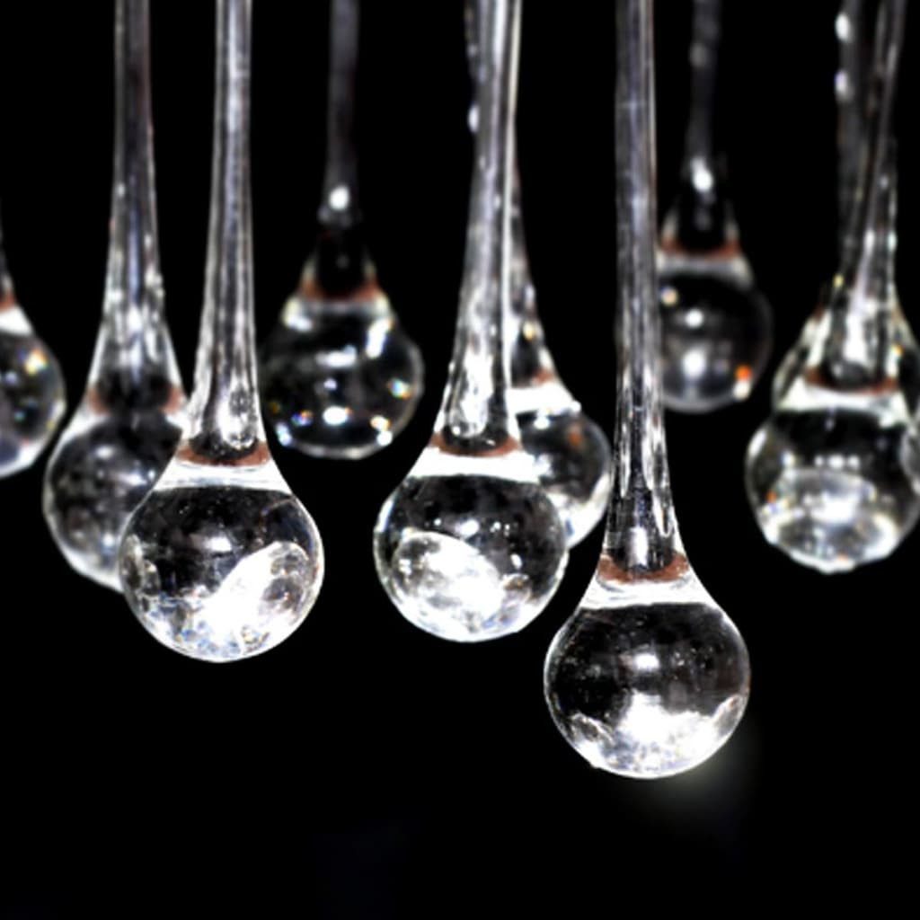 vidaXL Deckenleuchten NA Deckenlampe Deckenleuchte Hängelampe mit 85 Glasen Weiß