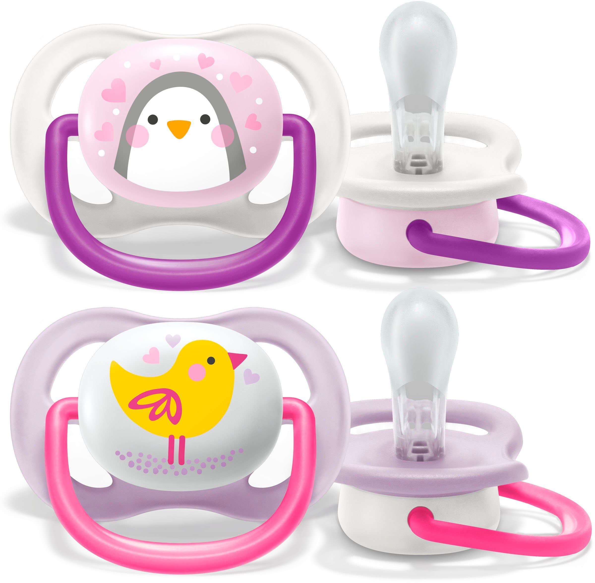 Philips AVENT Schnuller »SCF080/01«, kiefergerecht geformter Sauger, 0