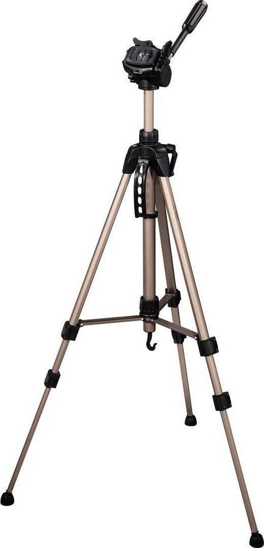 Hama Dreibein Fotostativ, 3-Wege-Kopf, Star 61, Dreibeinstativ 60-153 cm