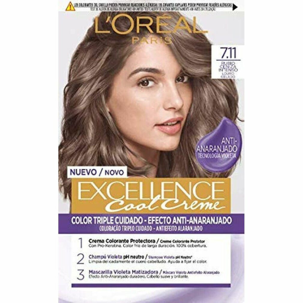 L'Oreal Deutschland Haarpflege-Set LOréal Professionnel Excellence Cool Creme 7.11 192ml