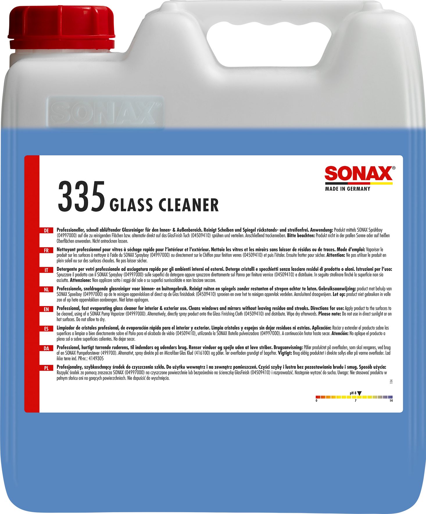 Sonax SONAX PROFILINE GlassCleaner 10 L Auto-Reinigungsmittel