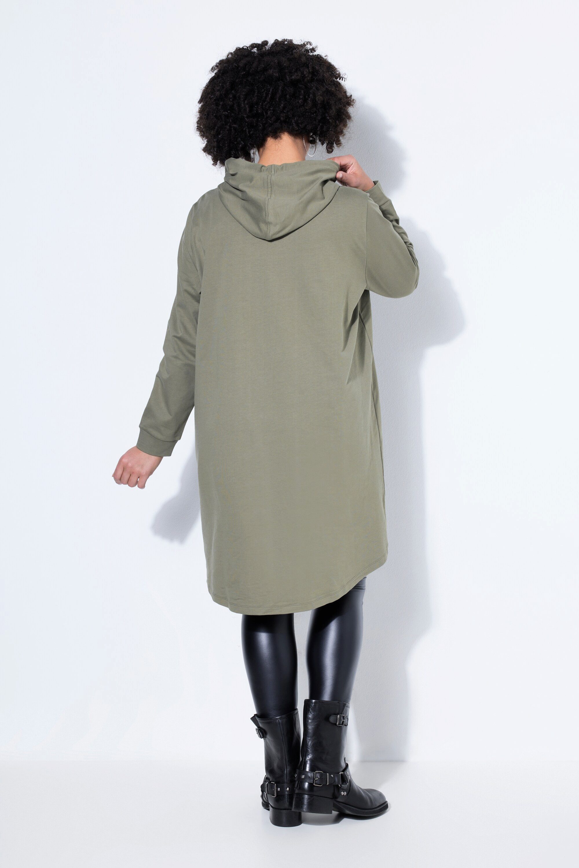 Angel of Style Sweatshirt Hoodie oversized Smiley-Motiv mit Schriftzug