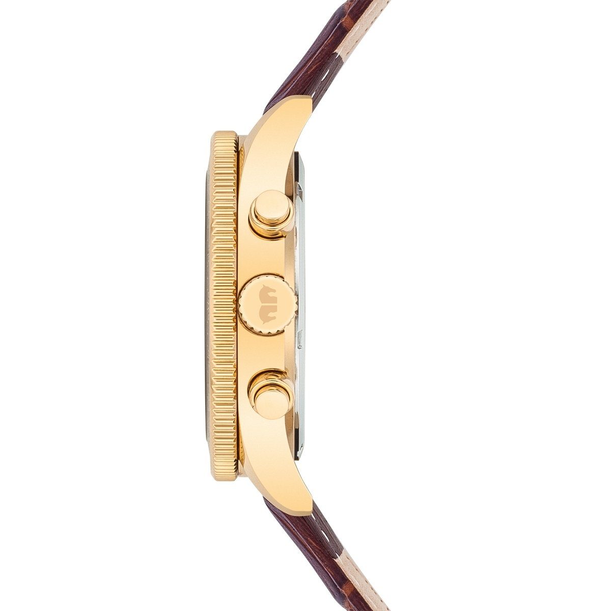 Rhodenwald & Söhne Chronograph Karthago II gelbgold Karthago II, mit Echtleder-Armband