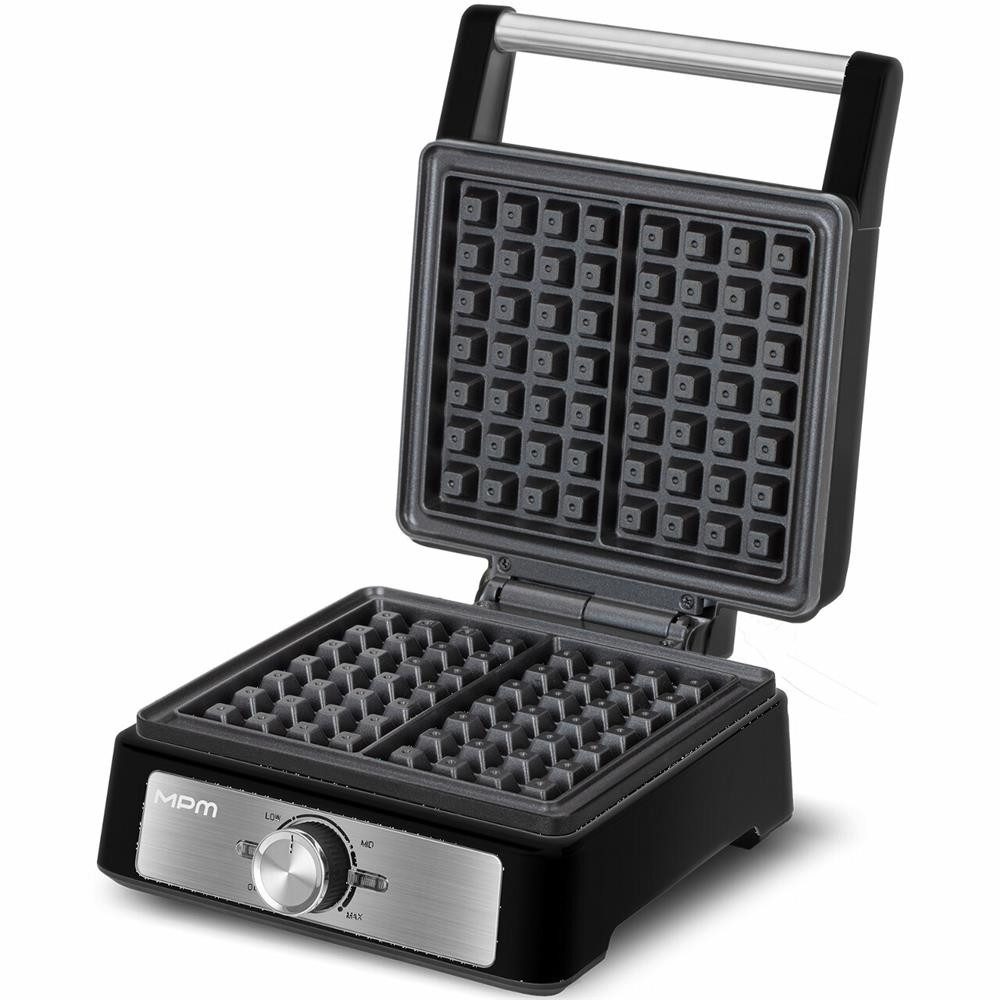 MPM Waffeleisen MPM MGO-41/C Waffeleisen für 2 belgische Waffeln 1600 W, 2 belgische Waffeln, 1600 W, tiefe Backplatten