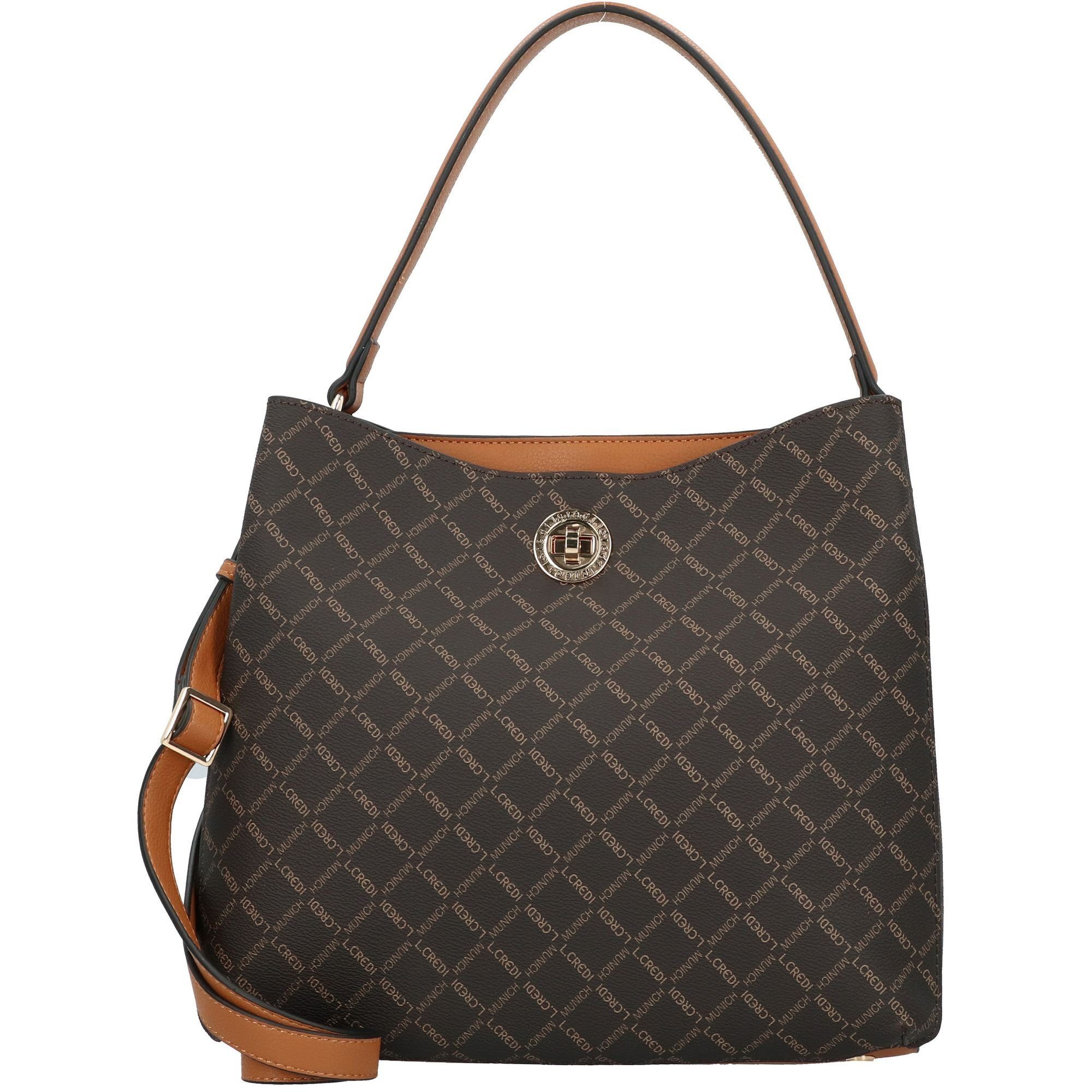 L. CREDI Schultertasche Filiberta, Kunstleder
