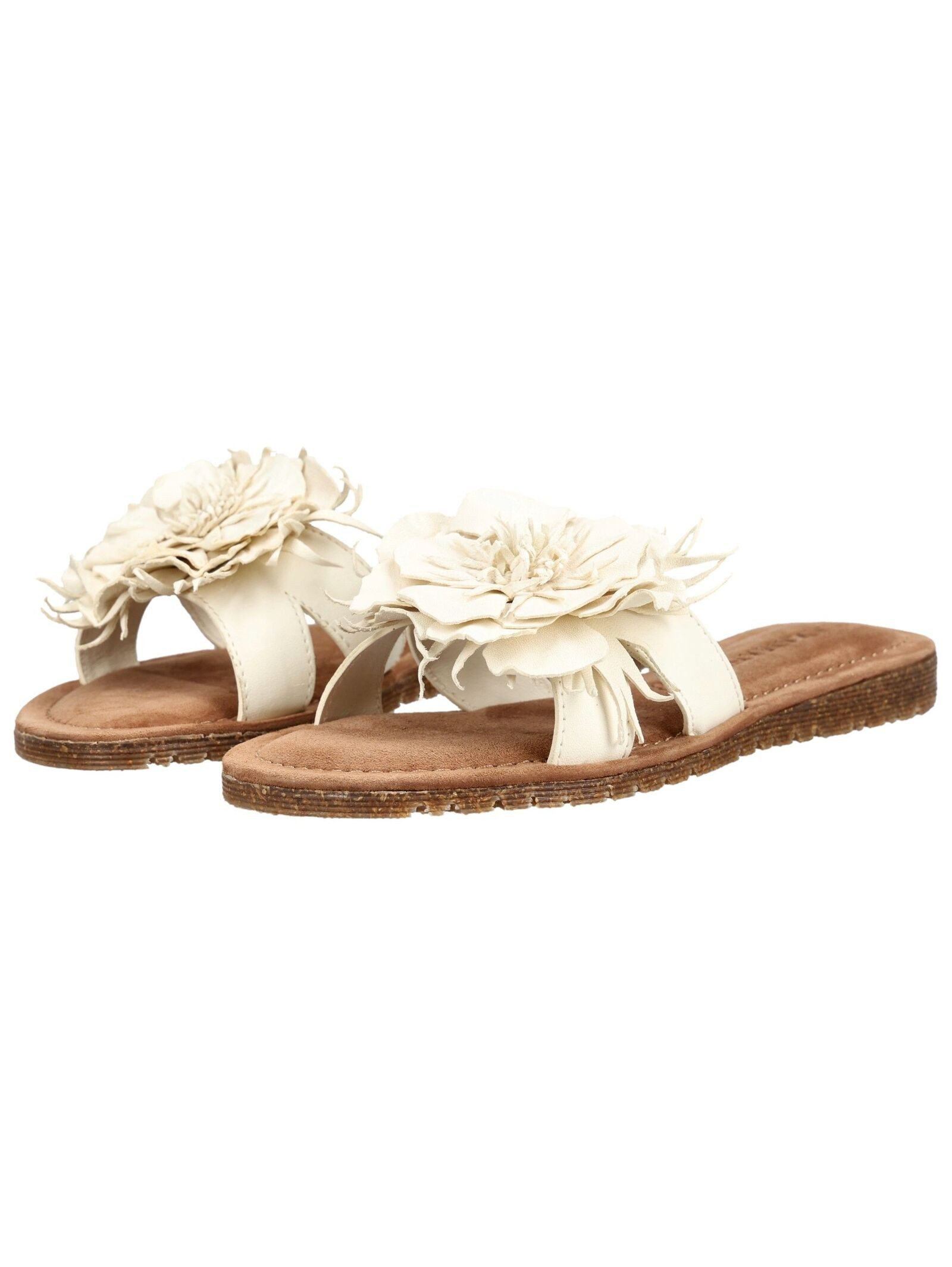Lazamani Lazamani Pantoletten Leder/Textil Pantolette – Bild 4 von 5