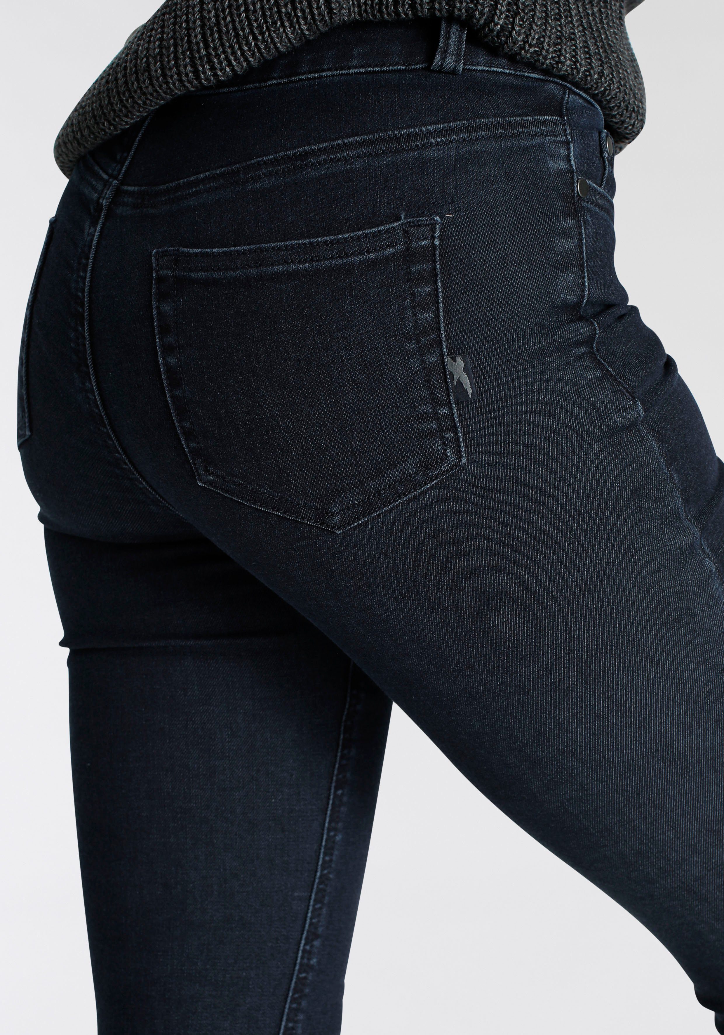 Arizona Bootcut-Jeans Ultra Soft elastische Passform, ausgestellte Beinform, hohe Leibhöhe