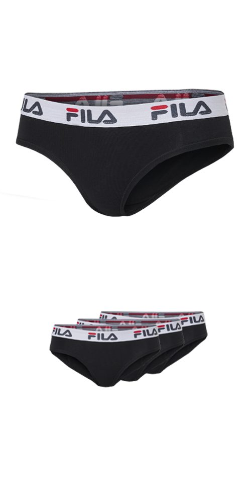 Fila Slip "WOMAN BRIEF" 3er Pack, mit elastischem Logobund günstig online kaufen