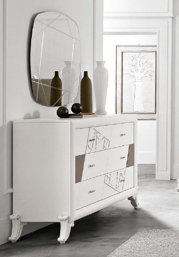 Xlmoebel Kommode Italienischer Holzschrank mit Regal und elegantem Design (Kommode, 1 St., Kommode), Hergestellt in Italy