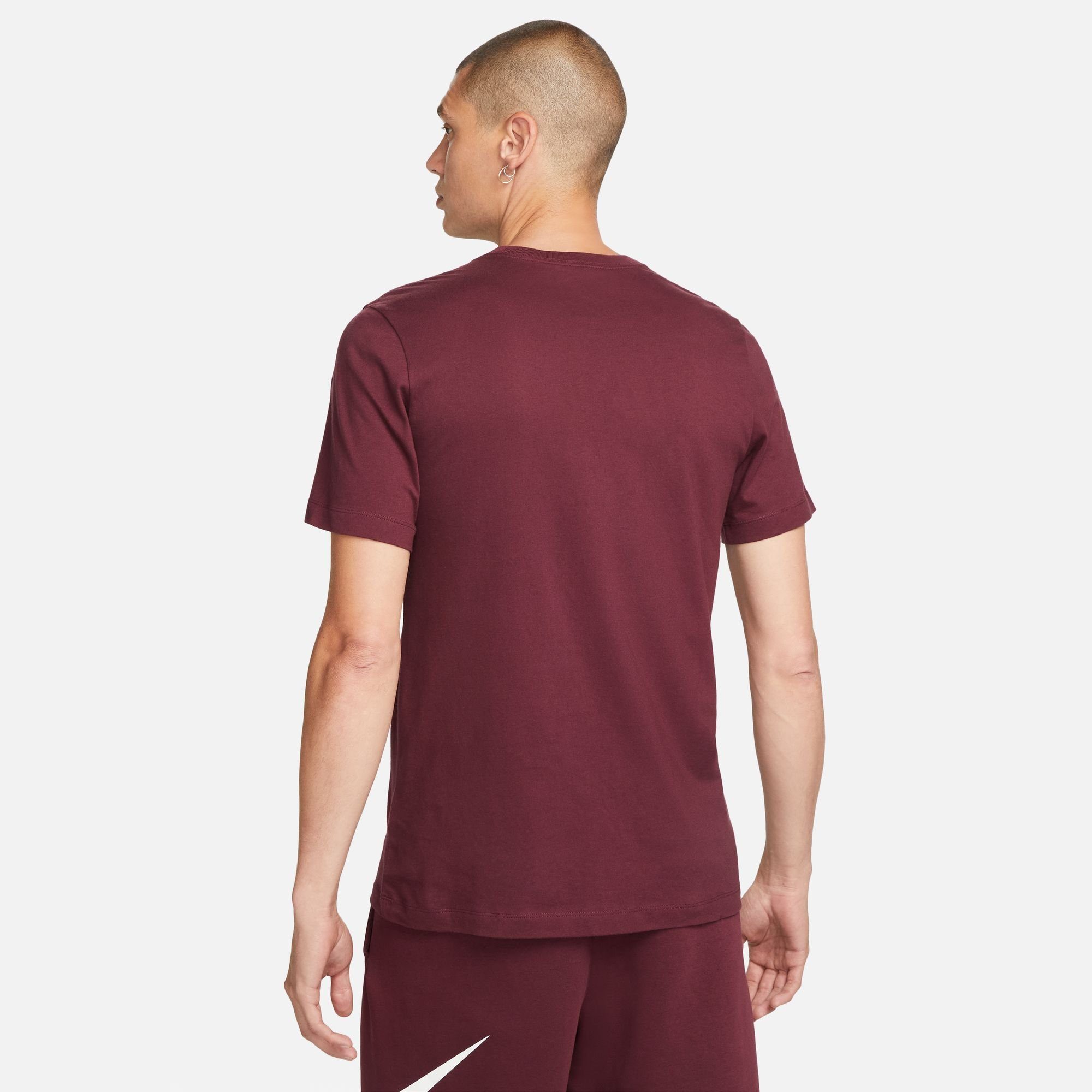 JDI MEN'S Sportswear NIGHT T-SHIRT MAROON T-Shirt Nike