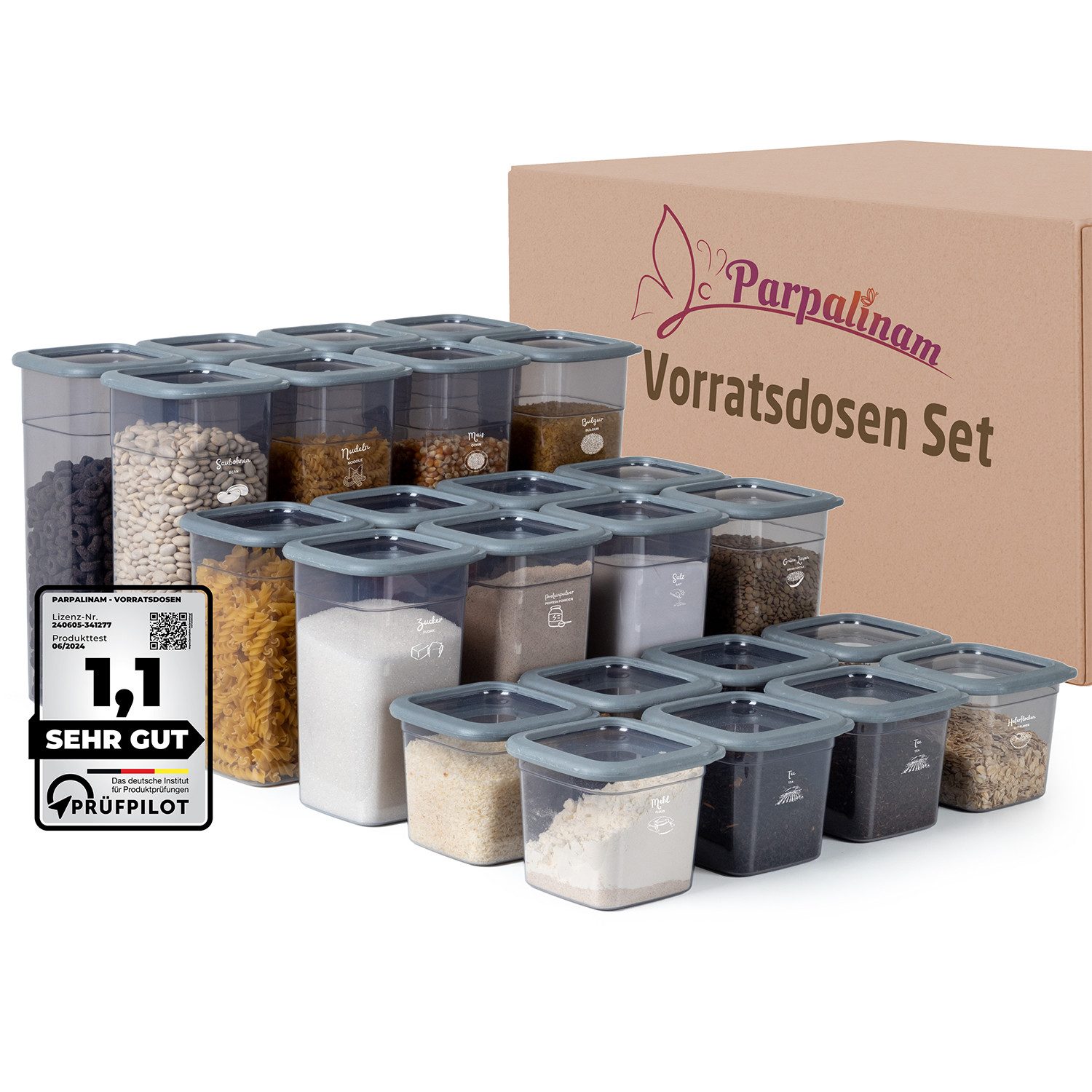 Vorratsdose Vorratsdosen mit Deckel Luftdicht Aufbewahrungsboxen Frischhaltedosen
