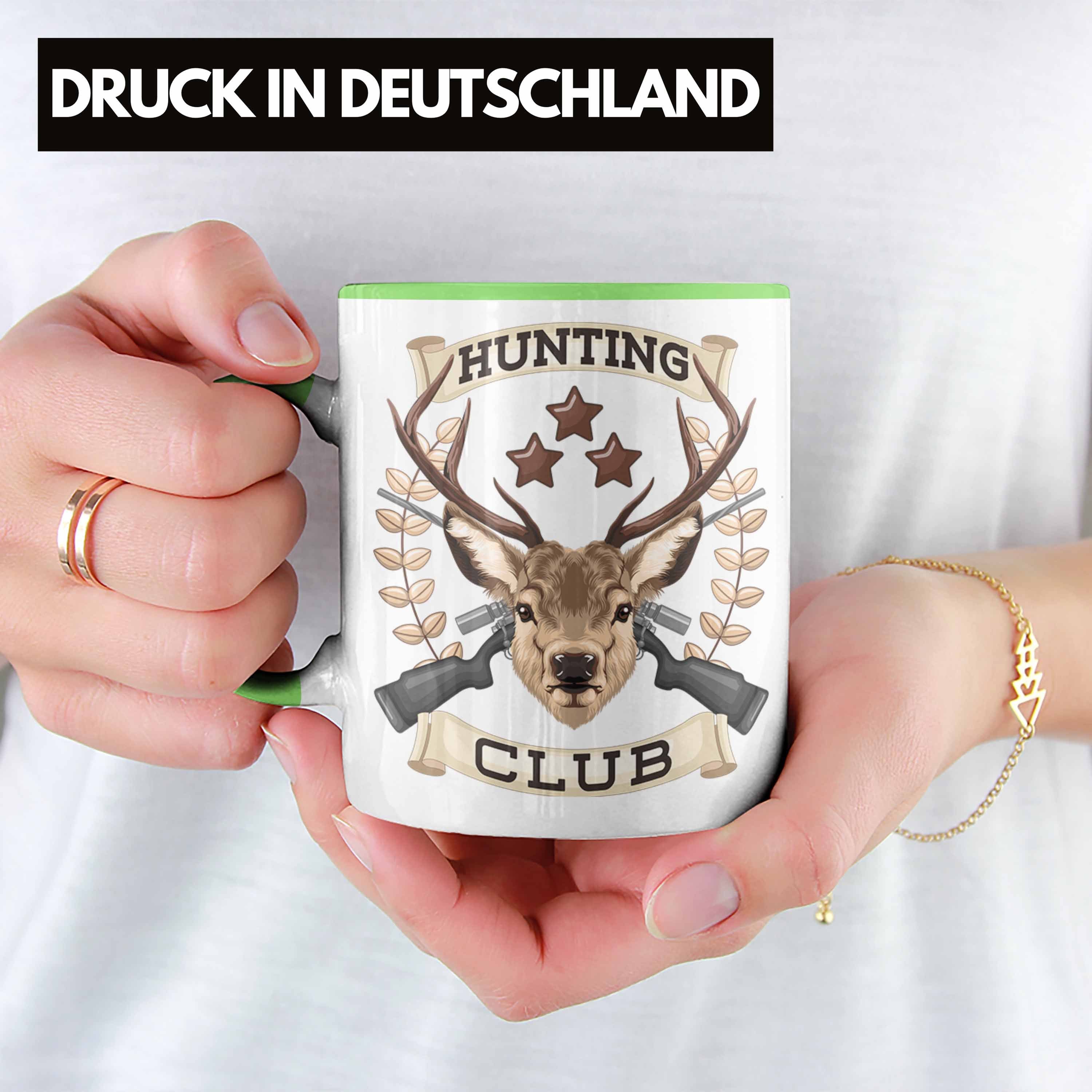 Grün Club Becher Hunting Trendation Tasse Männer für Spruch Geschenk Jagd Jäger Tasse Jäger