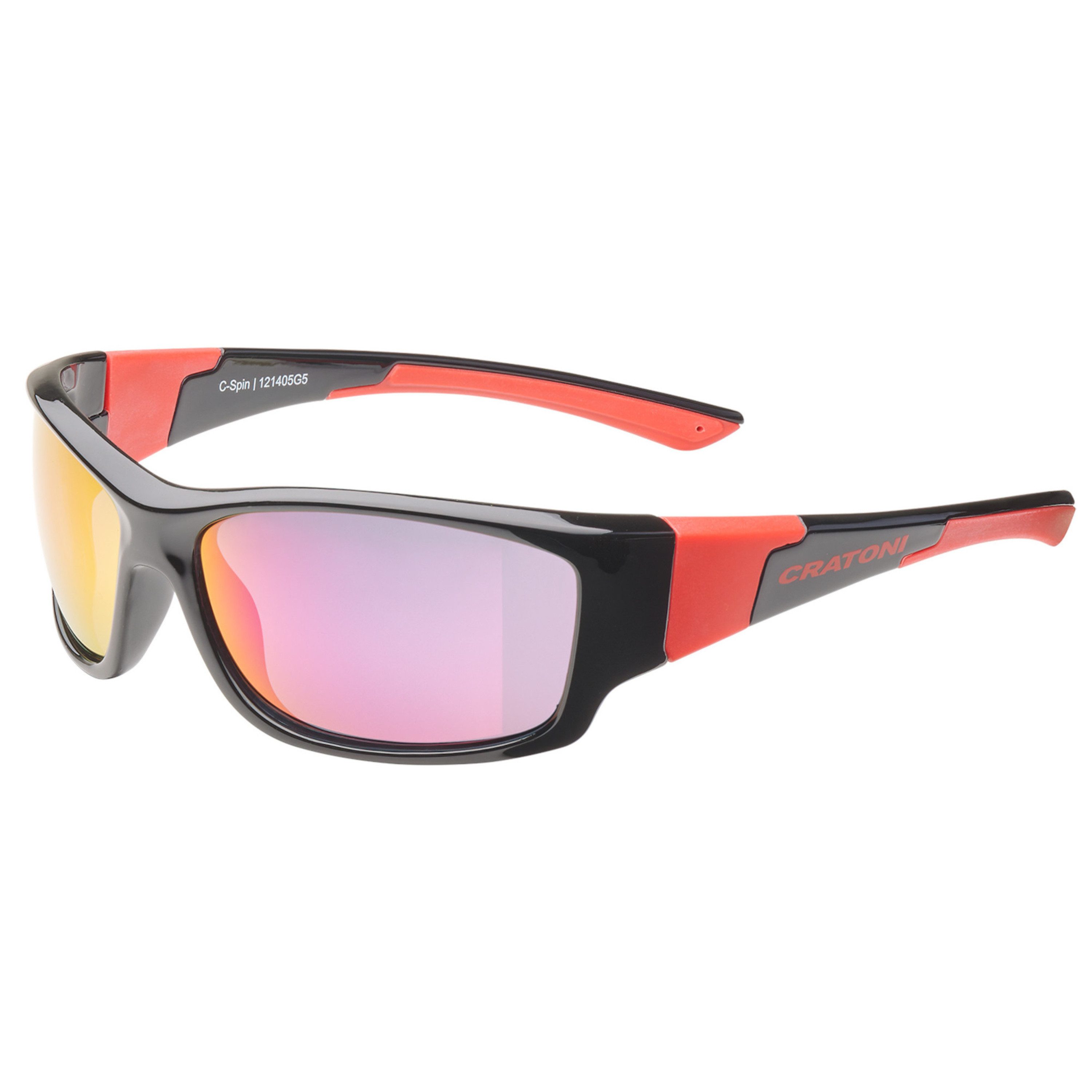 Cratoni Fahrradbrille für Kinder Cratoni C-SPIN Sonnenbrille 100% UV Schutz, robust, leicht