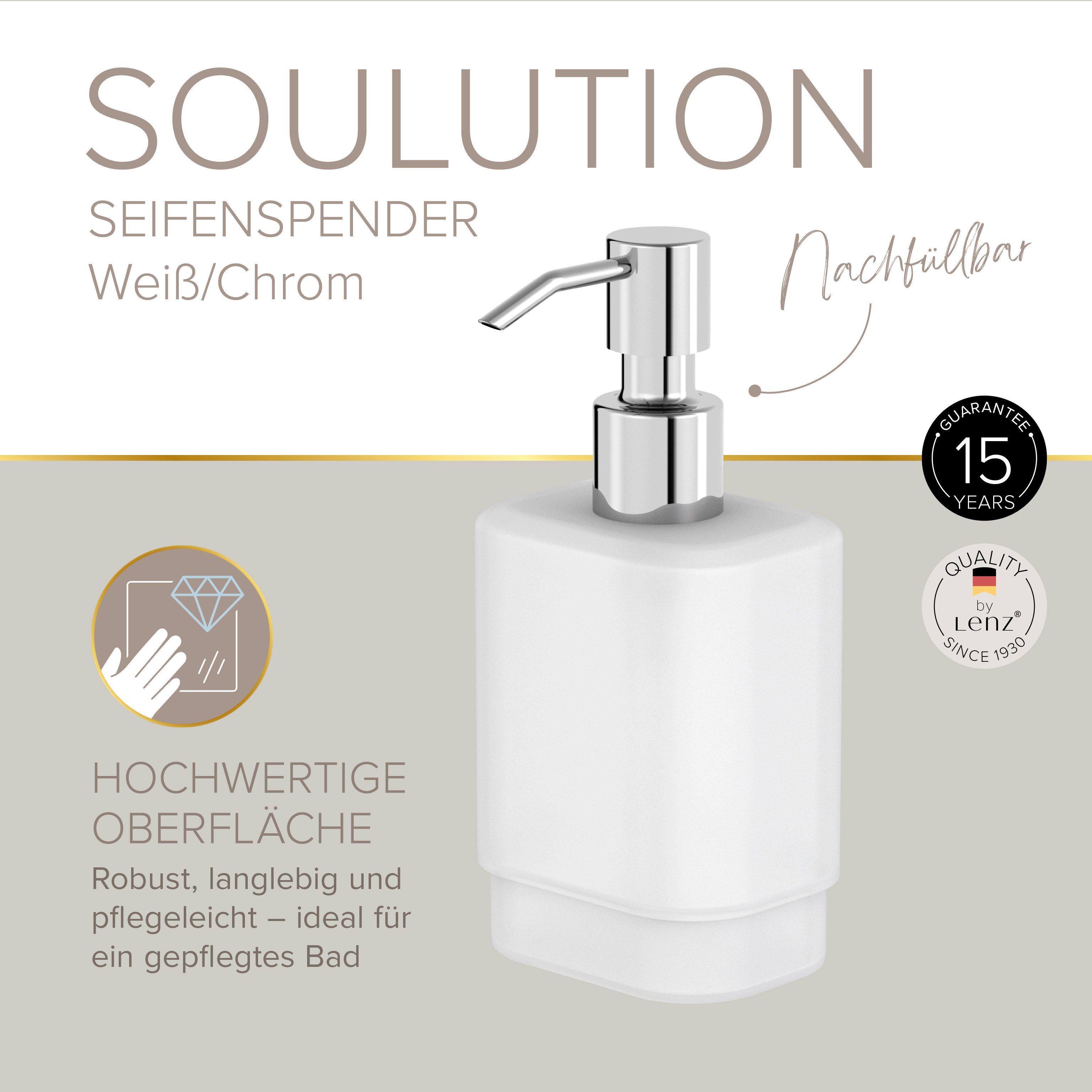 Lenz Seifenspender SOULUTION, freistehender Seifenspender