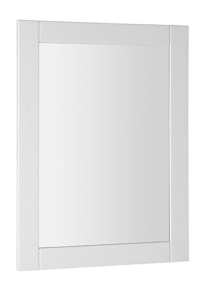 Aqualine Badspiegel FAVOLO Rahmenspiegel 60x80cm, Weiß matt, Aqualine-FV060 Spiegel im Rahmen