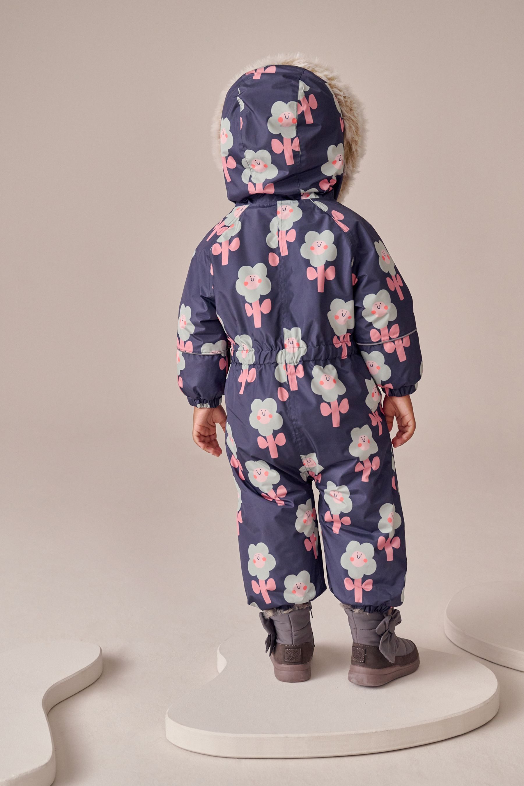 Next Schneeoverall Wasserdichter gemusterter Schneeanzug (1-tlg)