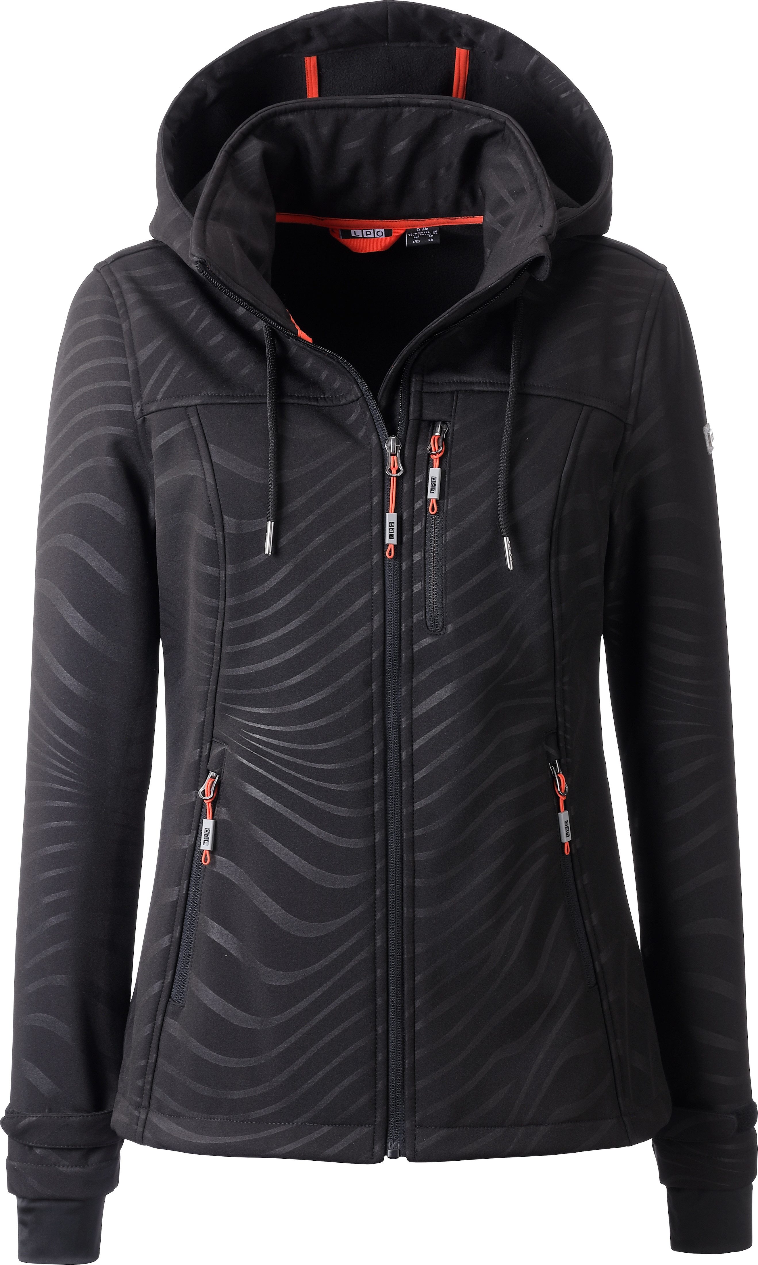 LPO Softshelljacke Softshelljacke Sarina mit Allover‑Prägung günstig online kaufen