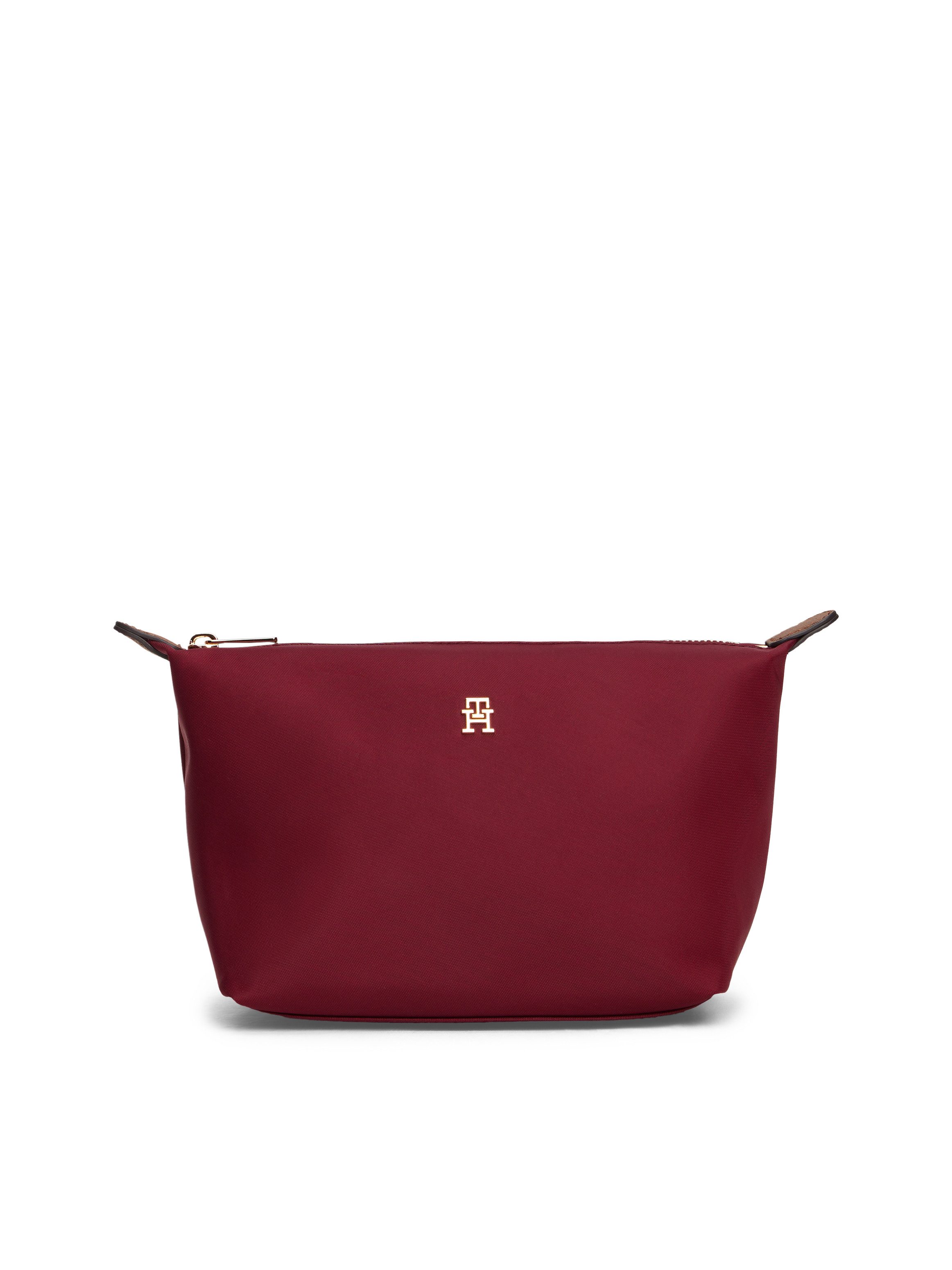 Tommy Hilfiger Kosmetiktasche TH ICON WASHBAG NYLON, Unisex Minibag, Kulturbeutel, mit TH-Schmuckelement