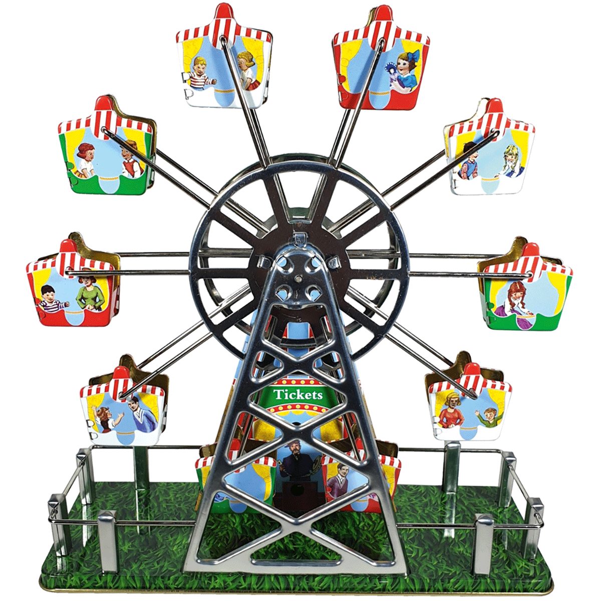 Dekoobjekt Blechspielzeug »Riesenrad mit Gondeln und günstig online kaufen