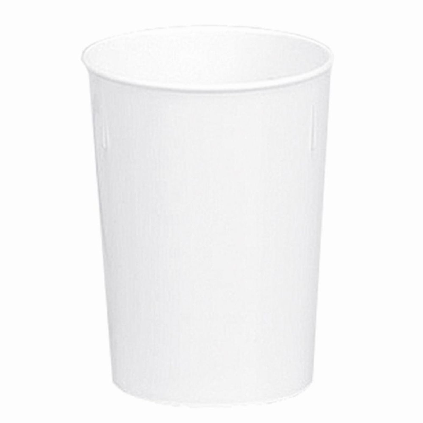 WACA Tasse Becher weiß 250 ccm, Kunststoff