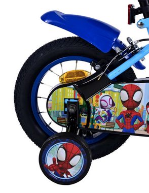 Volare Kinderfahrrad Kinderfahrrad Spidey für Jungen 12 Zoll Kinderrad in Blau Fahrrad