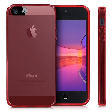 kwmobile Handyhülle, Hülle für Apple iPhone SE (1.Gen 2016) / 5 / 5S - TPU Silikon Handy Schutzhülle Cover Case