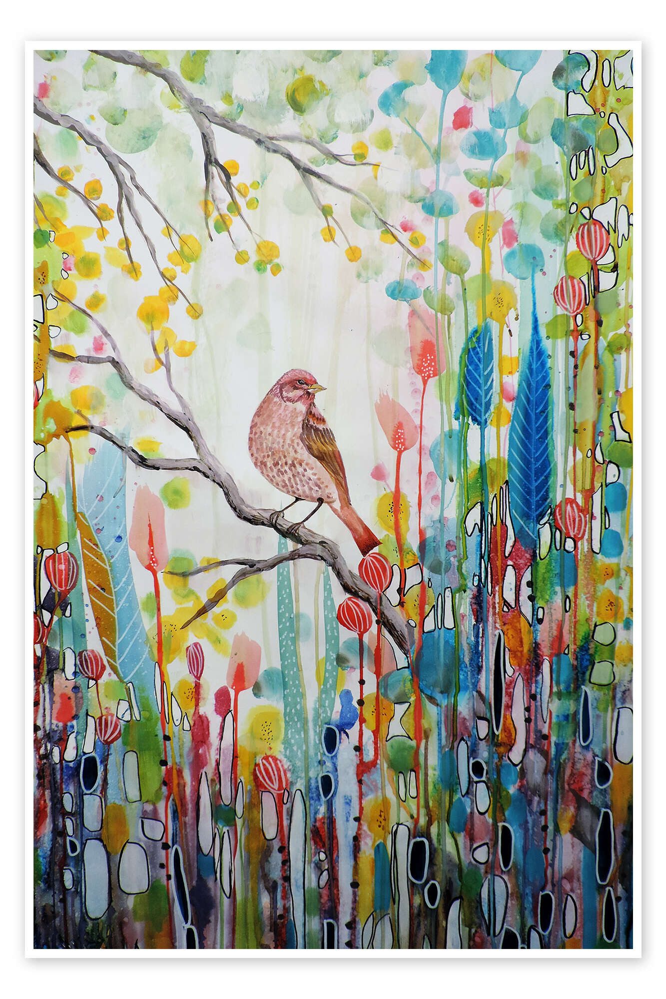 Posterlounge Wandbild Dieser Frühling kommt immer wieder II, Sylvie Demers, erhältlich als Poster, Leinwandbild, Wandsticker oder Acrylglasbild