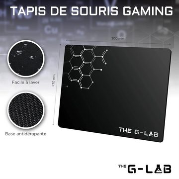 THE G-LAB Combo Plutonium – 4-in-1 Gaming- Tastatur- und Maus-Set, Ultimatives Gaming-Erlebnis: Plutonium-Kombo für Präzision, Kontrolle