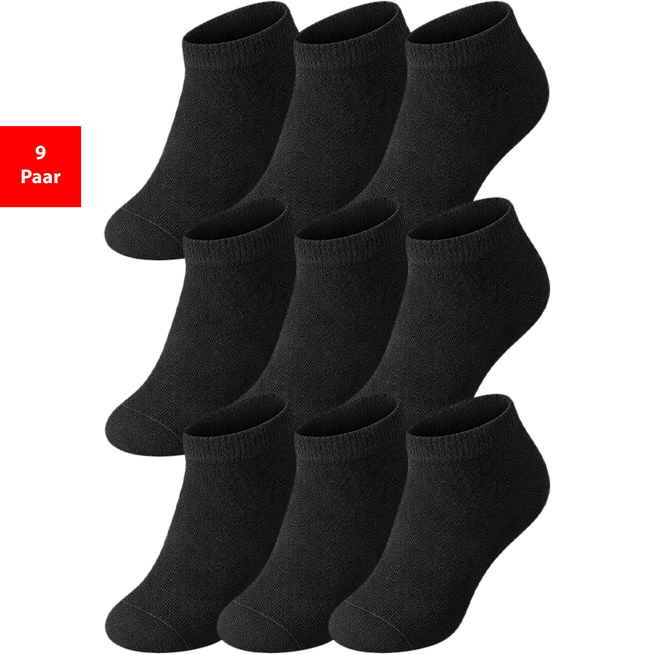 Sneakersocken Herren & Damen Premium Sneaker Socken mit Komfortbund ohne Gummidruck