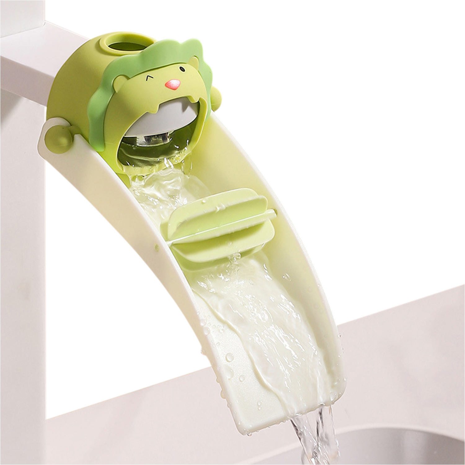 Refttenw Waschtischarmatur Wasserhahn Aufsatz Kinder,Einstellbare Wasserhahnverlängerung
