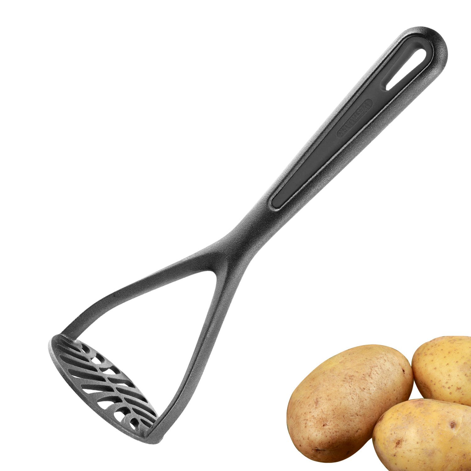 WESTMARK Kartoffelstampfer Länge: 27,5 cm, Gentle, Schwarz, PP