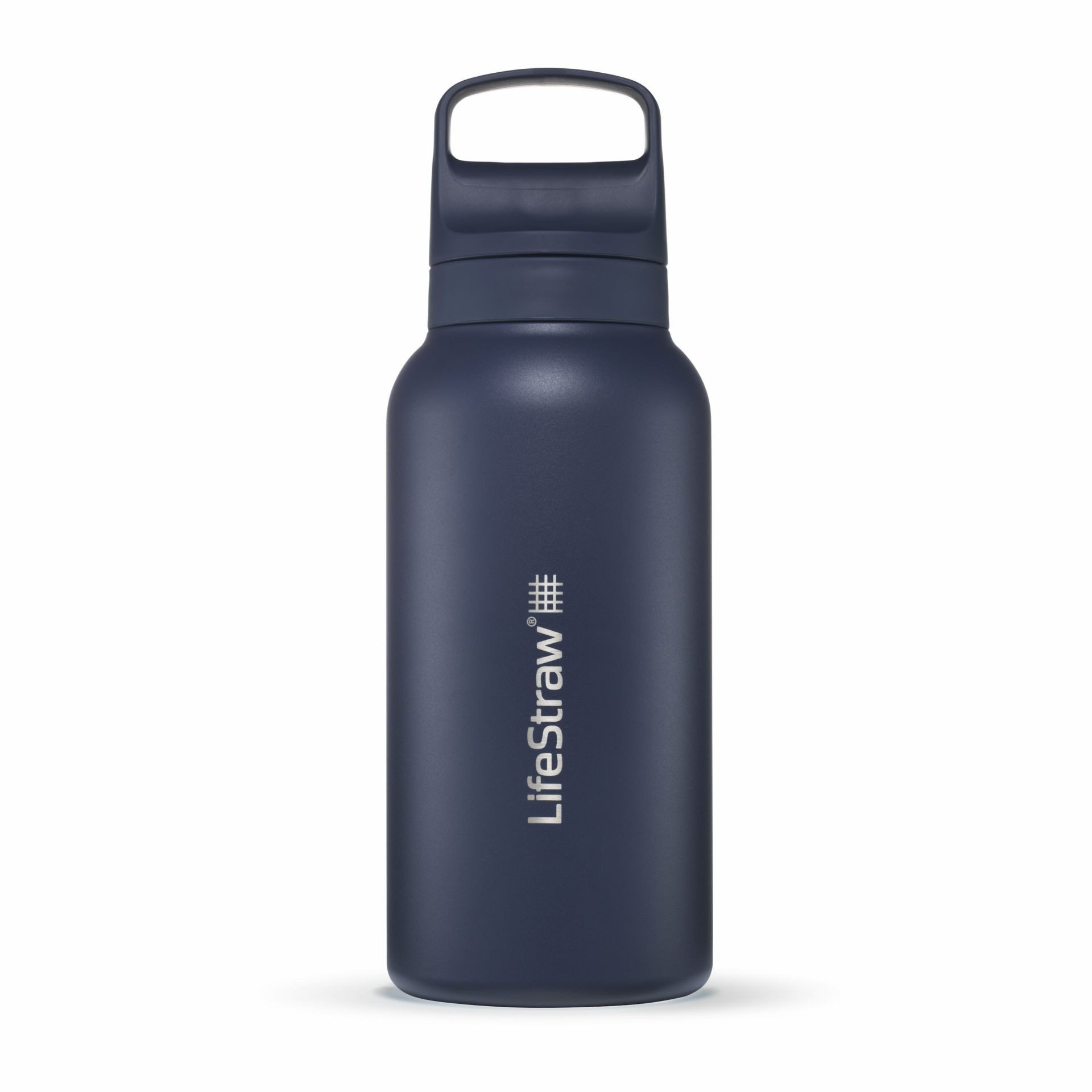 LifeStraw Trinkflasche Go Series Stainless Steel mit Wasserfilter, Verschluss mit