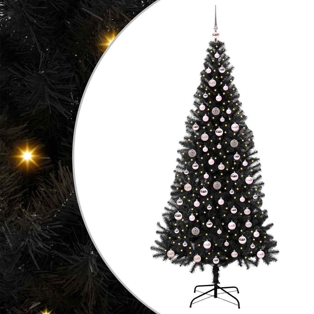 Künstlicher Weihnachtsbaum Weihnachtsbaum Schwarz 240 cm PVC