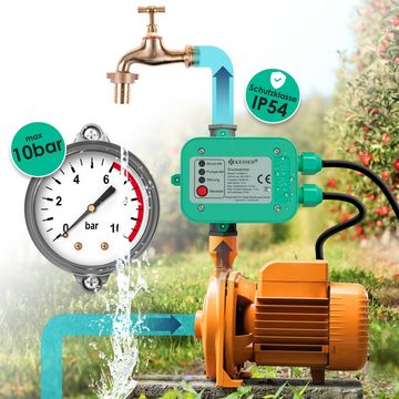 KESSER Wasserpumpe, Druckschalter Druckwächter Pumpensteuerung Gartenbewässerung