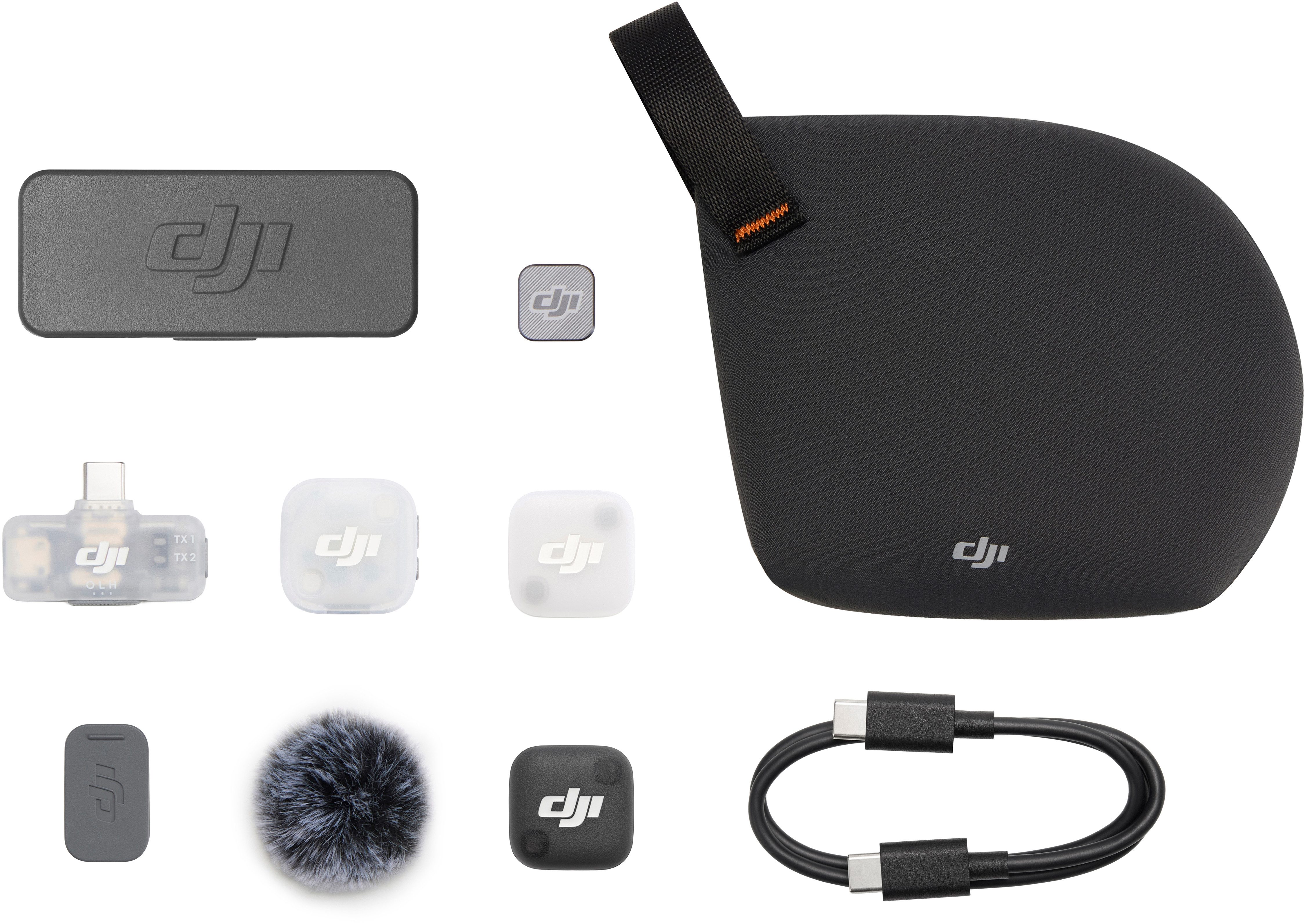 DJI Mikrofon Mic Mini 2 (1 TX + 1 Mobile RX + Charging Case) (Set)