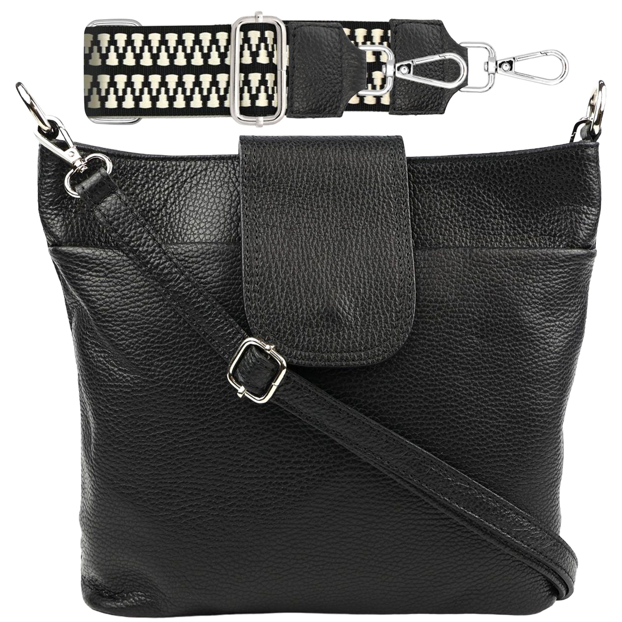 SEVA Schultertasche Umhängetasche Damen Echtleder mit günstig online kaufen