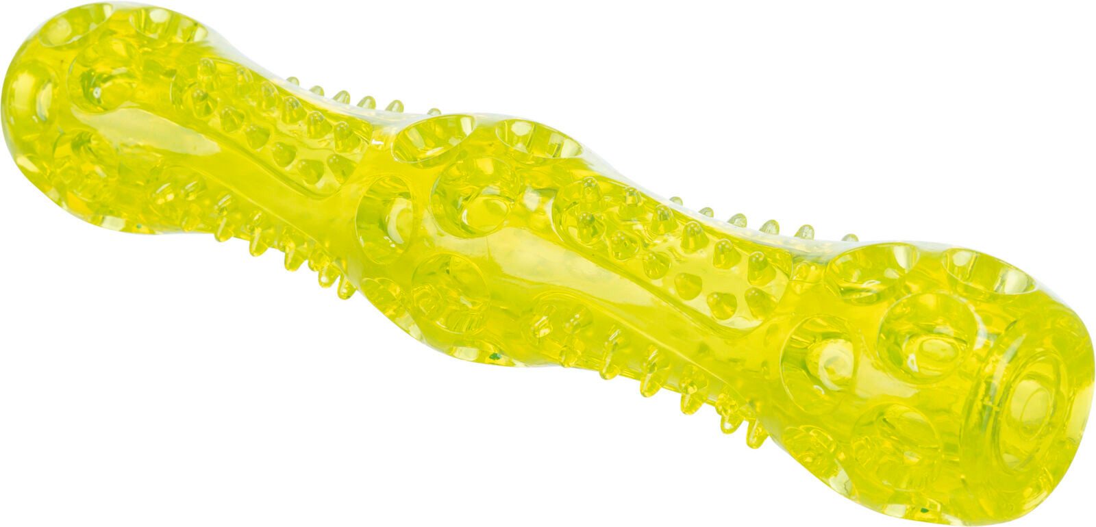 TRIXIE Zahnpflege-Spielzeug Stick, TPR - lime - 28 cm