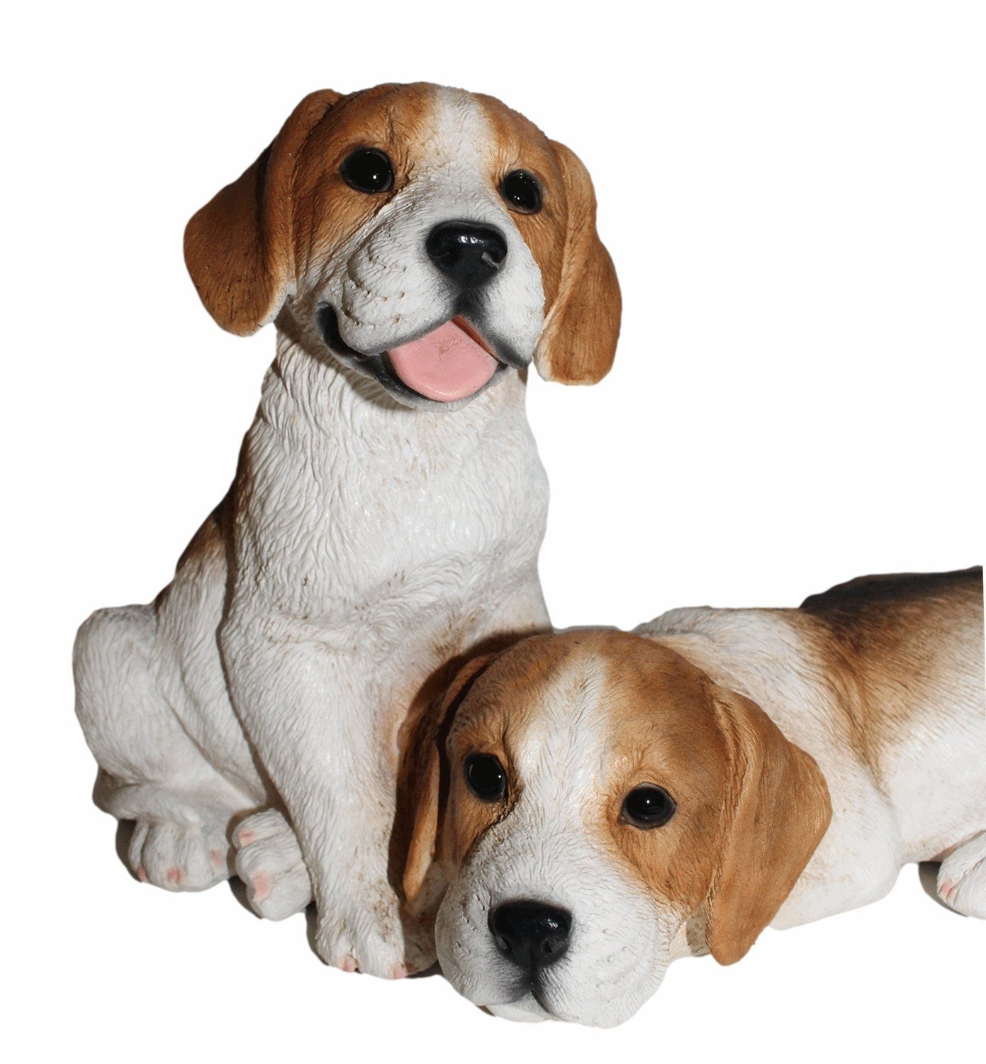 Hund Castagna H Deko aus 20 Beagle britische Castagna Welpen Resin cm Kollektion Tierfigur Hundefigur Figur Hundewelpen