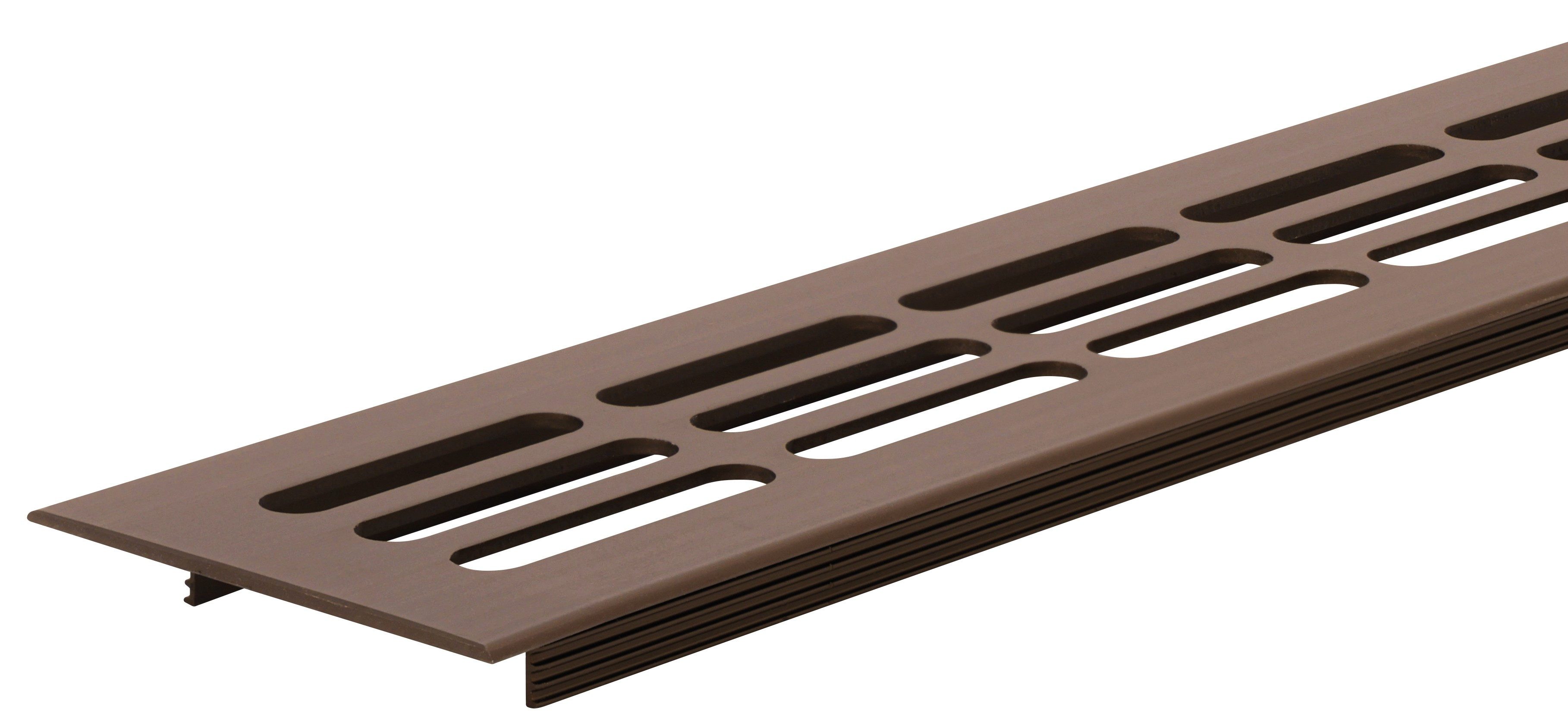 Alpertec Lüftungsgitter Lüftungsprofil L 300 mm Breite 60 mm, Raumbelüftung