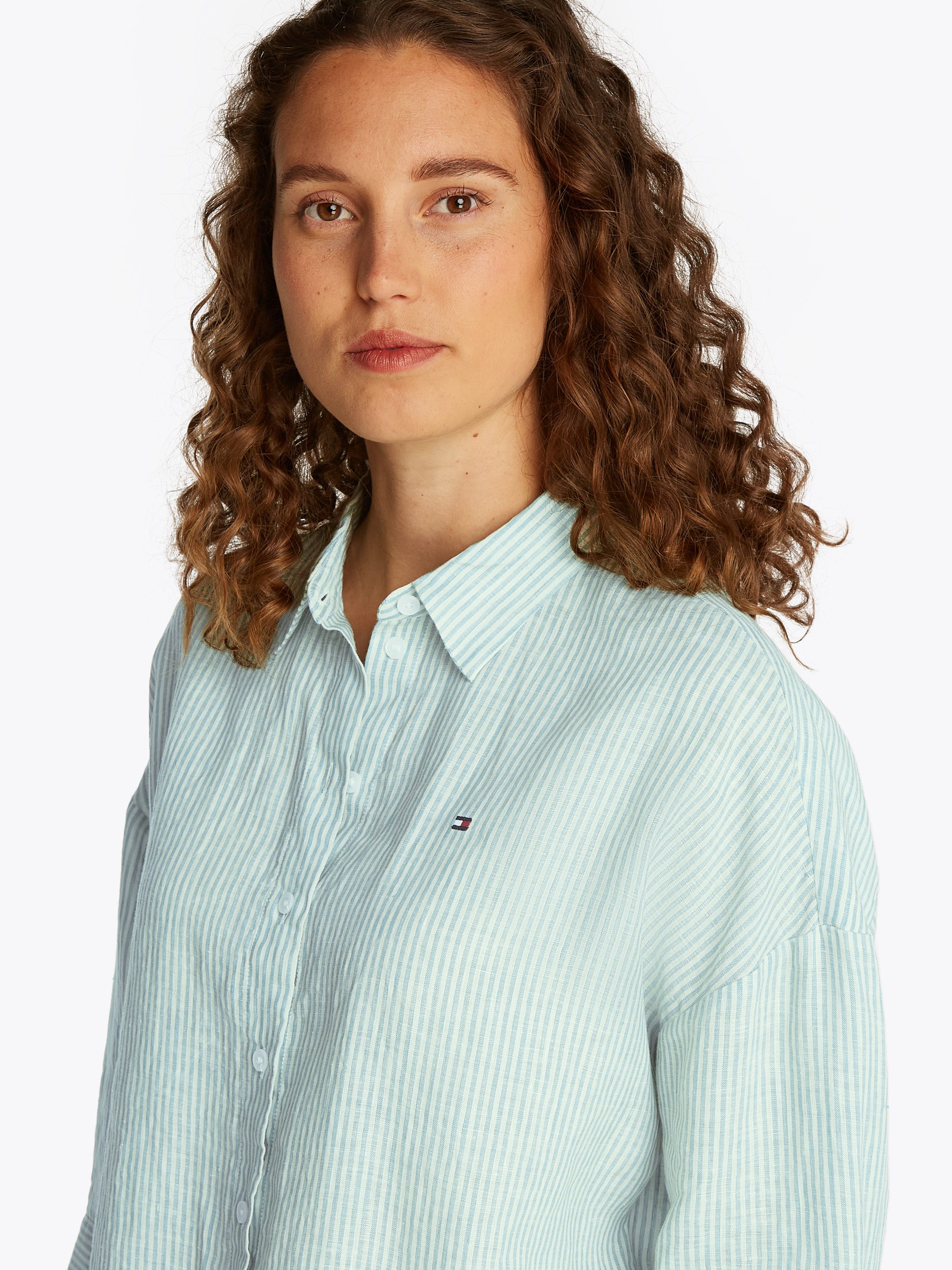Tommy Hilfiger 3/4-Arm-Shirt ESS LINEN LOOSE günstig online kaufen