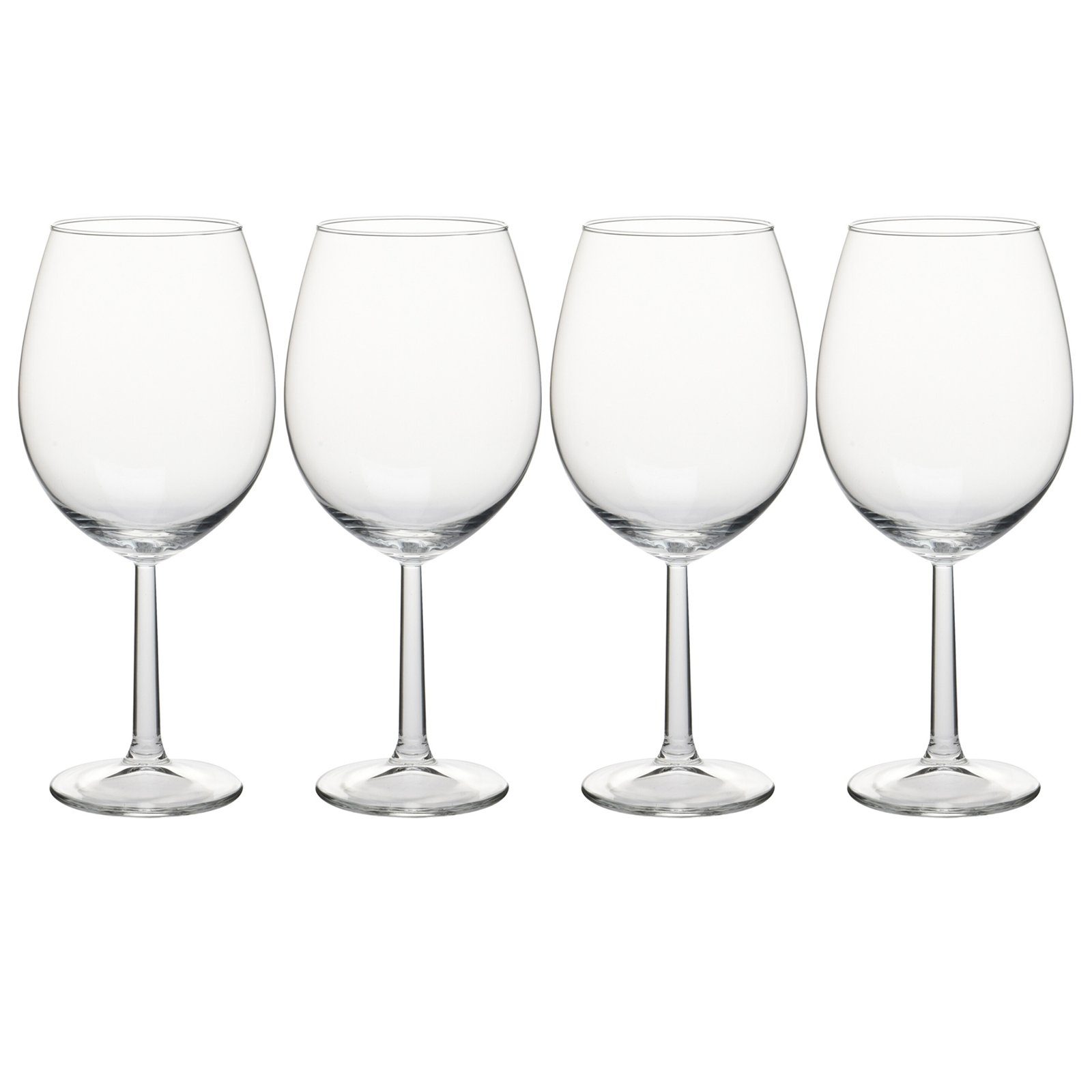 Neuetischkultur Rotweinglas Rotweinglas 4er Set, Glas, Stielglas