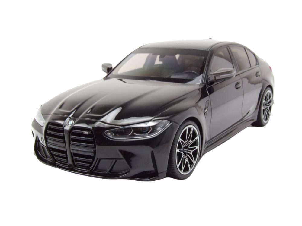 Minichamps Modellauto BMW M3 2020 schwarz, Maßstab 1:18