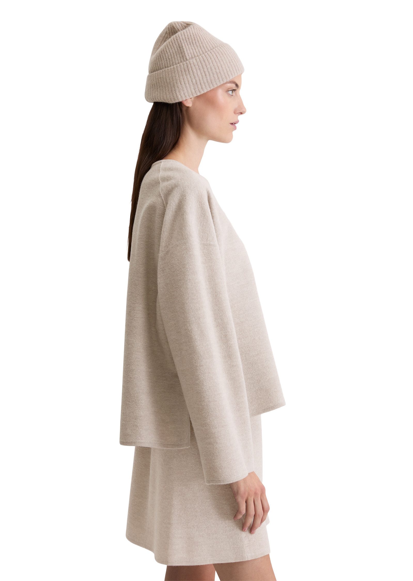 Marc O'Polo Strickpullover aus Boiled Wool günstig online kaufen
