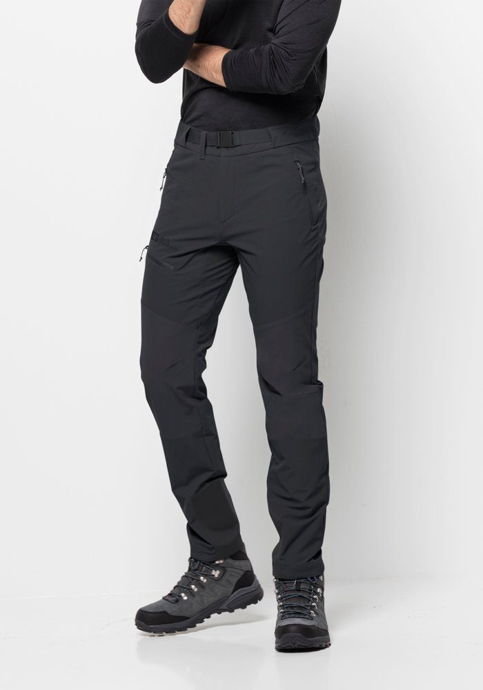 neueste Entdeckung Jack Wolfskin Softshellhose ZIEGSPITZ M PANTS phantom