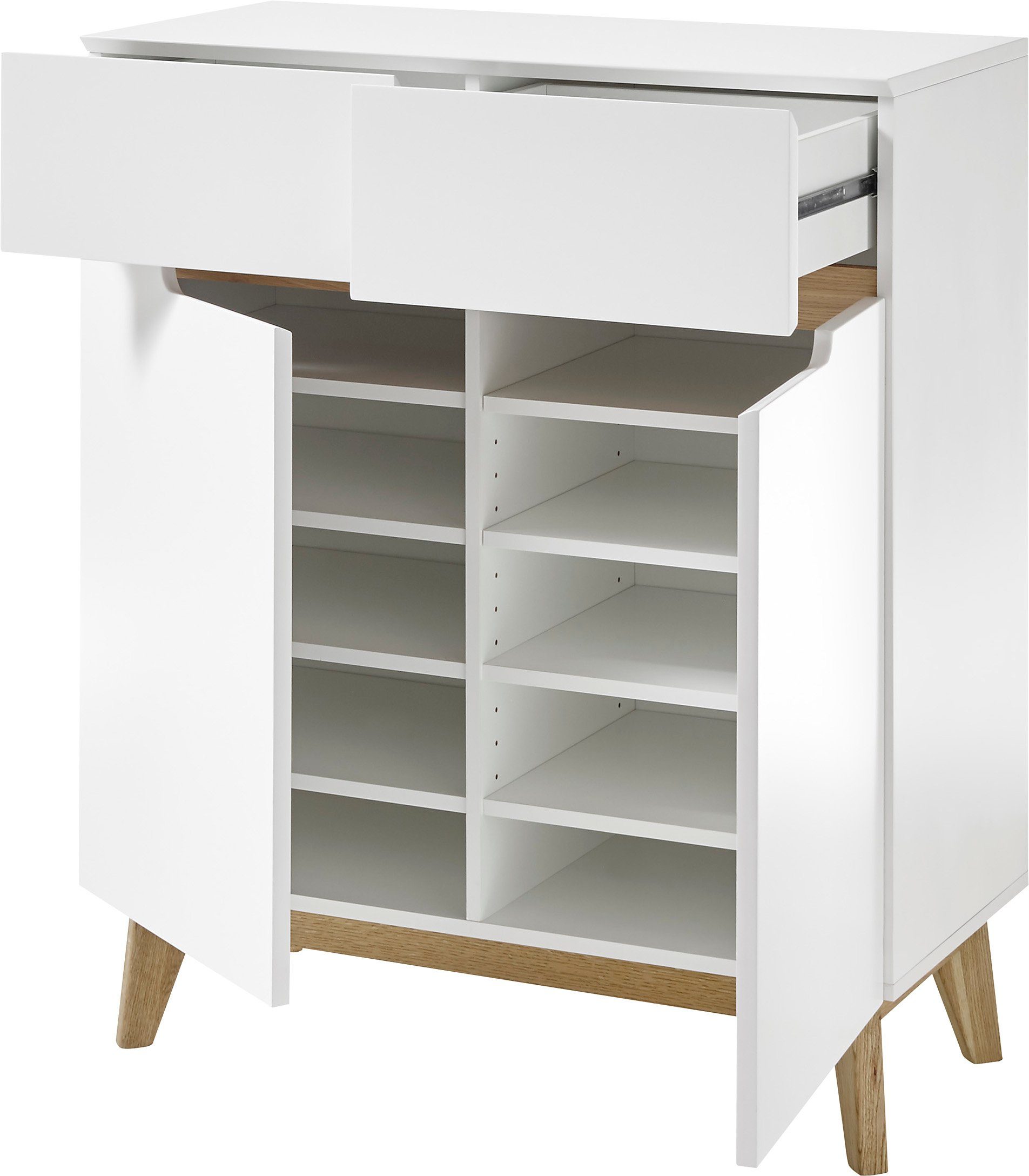 MCA furniture ca. 85 Garderobenschrank Breite Cervo cm