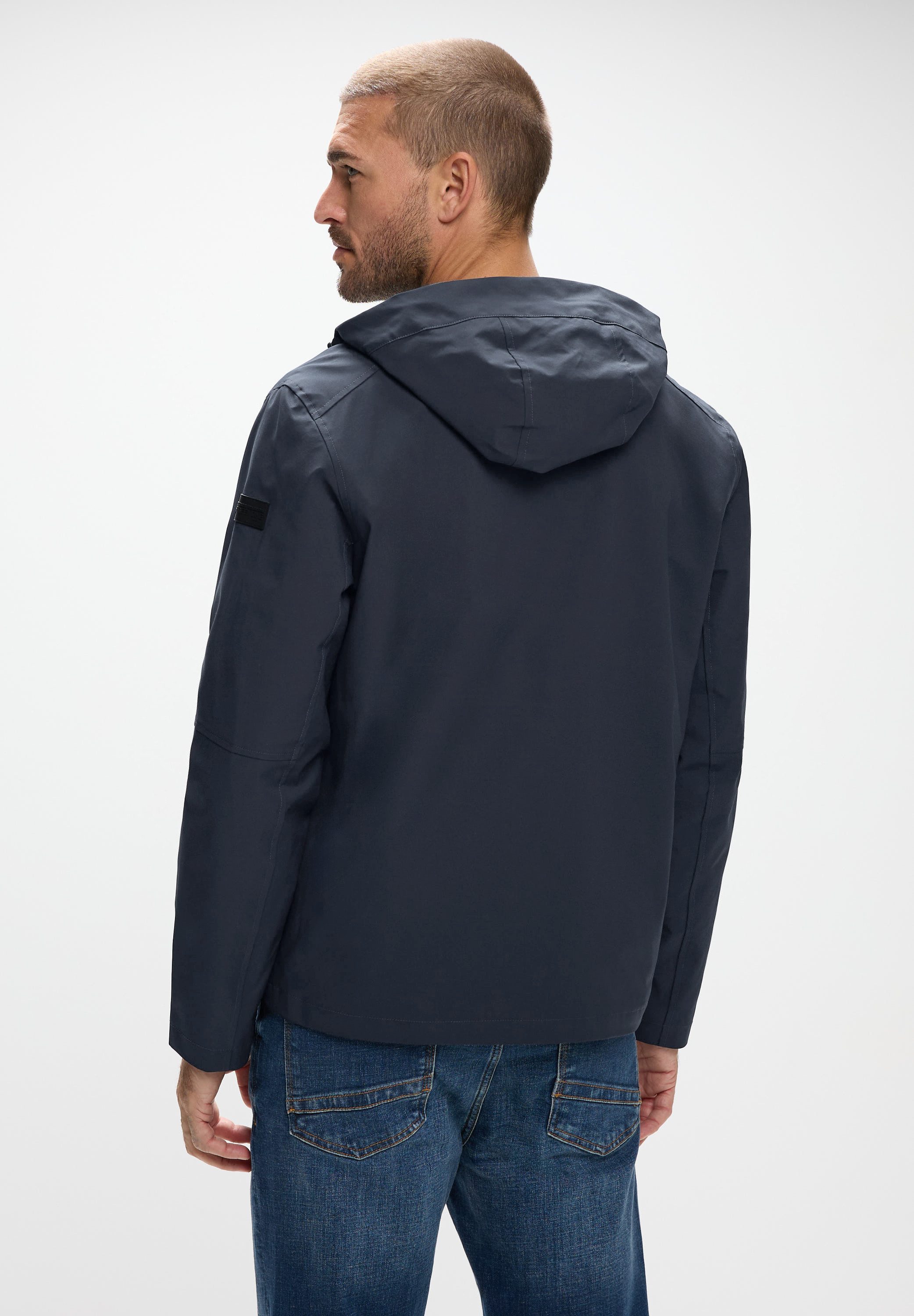 STREET ONE MEN Steppjacke mit Kapuze mit Tunnelzugband