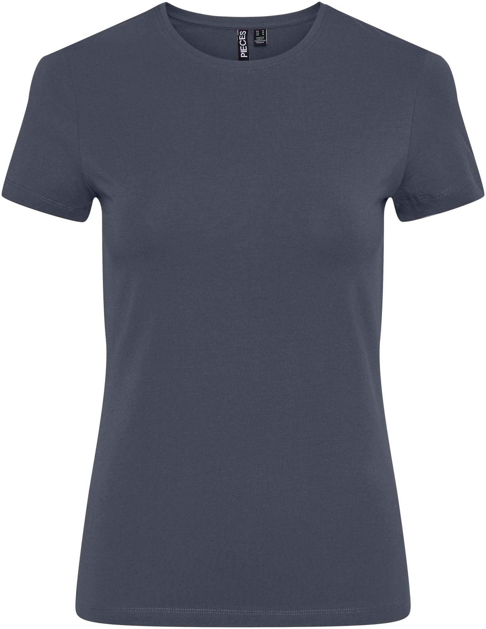 pieces Rundhalsshirt PCRIA SS SOLID TEE günstig online kaufen